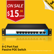 Support VLAN 250 Meter 100M 8 Port nicht-Standard passive Poe-Switch